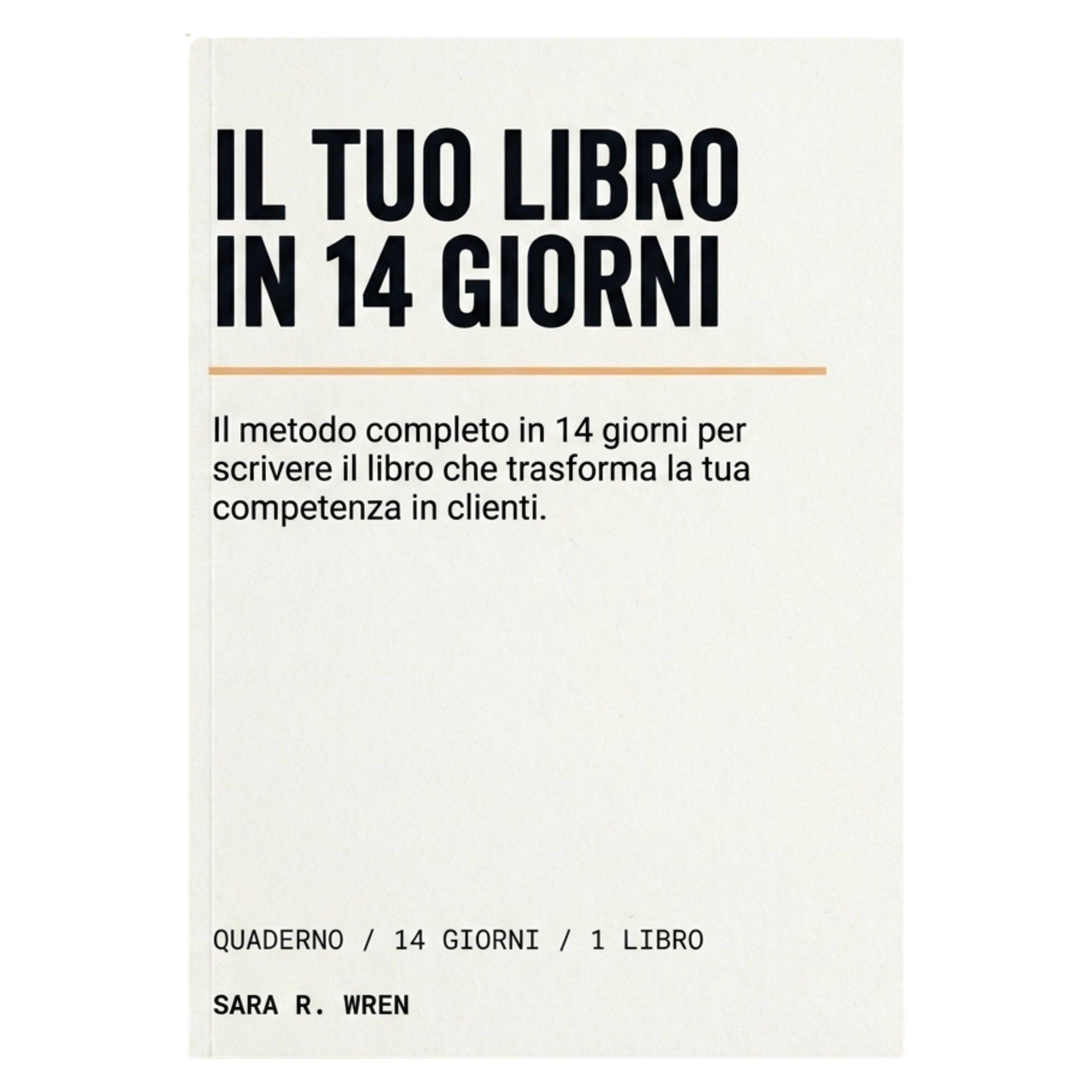 Copertina Quaderno 14 Giorni